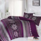 High Quality Double Queen / Full Satin Duvet Cover Set QUEEN MOR(Worldwide Shipping)