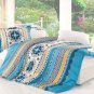 High Quality Double Queen / Full Satin Duvet Cover Set QUEEN TURKUAZ(Worldwide Shipping)