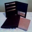 Itemcode PL2388.Unisex brown creditcard holder wallet in genuine premuim cowhide leather