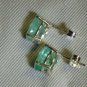 Fabulous 4.83 Colombian Emerald Stud Earrings Appraised at $1,750.00 Oval