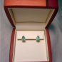 Excellent Quality 3.08ct Certified Emerald Earrings Appraised at $2,100.00
