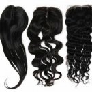 16" Brazilian Virgin Hair Lace Top Closure Str. or Wave 3.5"*4" Can Be Dyed