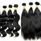 10pcs/ 20/22" Sample Virgin Brazilian Hair  Body Wave or straight