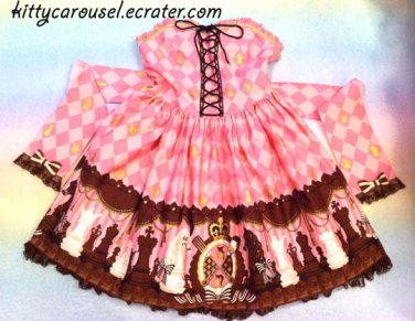 Angelic pretty chess chocolate bustier jsk pink