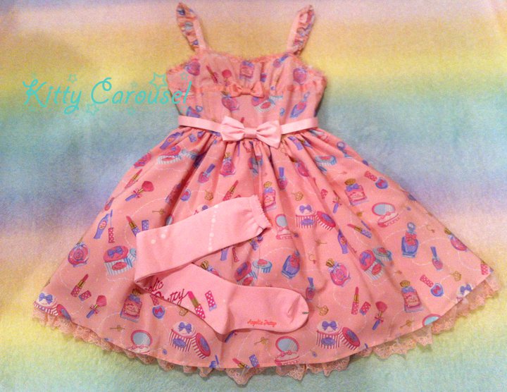 Angelic pretty dreamy girl jsk / otk set pink