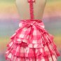 Angelic pretty gingham frill skirt pink