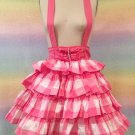 Angelic pretty gingham frill skirt pink