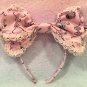 AATP circus print headbow pink