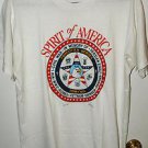 VTG 1991 FORGOTTEN HEROES POW MIA T-SHIRT - PERSIAN GULF/CIVIL WAR/WW1/WW2 - XL
