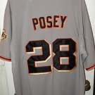 NWT COOL BASE SF GIANTS 2010 WORLD SERIES BUSTER POSEY JERSEY-MLB/BASEBALL-SZ 54
