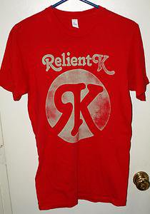 PRE OWNED RELIENT K T-SHIRT-MUSIC/ROCK/RELIGIOUS/ALT/INDIE/CHRISTIAN PUNK/POP -M