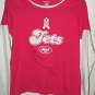 PRE OWNED REEBOK NY/NEW YORK JETS LONG SLEEVE SHIRT/BLOUSE-NFL/FOOTBALL - LARGE