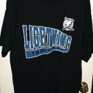 VINTAGE 90s PRO PLAYER TAMPA BAY LIGHTNING PUFFY PRINT T-SHIRT-NHL/HOCKEY - XL