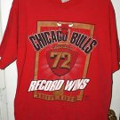 VINTAGE 1995-1996 CHICAGO BULLS 72 RECORD WINS T-SHIRT-NBA/BASKETBALL/JORDAN-XL