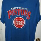 VTG SUPER SOFT ARTEX 50/50 DETROIT PISTONS T-SHIRT-NBA/BASKETBALL/BAD BOYS - XL