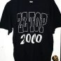 PRE OWNED ZZ TOP 2000 MILLENNIUM TOUR/CONCERT T-SHIRT-MUSIC/ROCK/BLUES/POP-LARGE