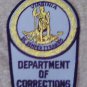 UNUSED 6.25" x 4" VIRGINIA DEPT CORRECTIONS EMBROIDERED IRON/SEW ON PATCH-COLLEC