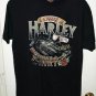 VTG 50/50 1991 3D EMBLEM HARLEY DAVIDSON FORT WORTH TEXAS T-SHIRT-MOTORCYCLES-LG