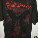 2008 BUCKCHERRY BLACK BUTTERFLY TOUR/CONCERT T-SHIRT-MUSIC/HARD ROCK/METAL - XL