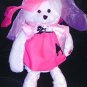 22" GREASE OLIVIA PINK LADY SINGING BEAR W/ POODLE SKIRT-TOYS/MOVIES/FILMS
