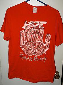 VTG? MAZE FRANKIE BEVERLY SILKY SOUL TOUR/CONCERT T-SHIRT-MUSIC/R&B/SOUL/FUNK-M