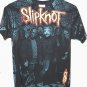 PRE OWNED SLIPKNOT ALL OVER PRINT T-SHIRT-MUSIC/RAP/ALT/NU METAL/HARD ROCK-SMALL