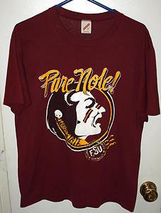 VTG JERZEES 50/50 FLORIDA ST SEMINOLES PURE NOLE T-SHIRT-NCAA/COLLEGE/FOOTBALL-L