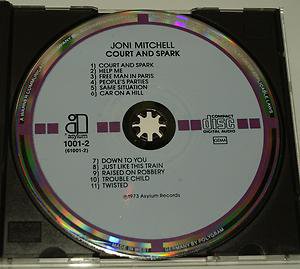 JONI MITCHELL-COURT AND SPARK-1990 WEST GERMAN TARGET CD-ROCK/ALT/POP/FOLK