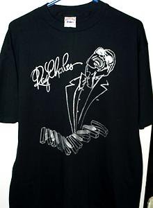 NWOT VTG 1997 RAY CHARLES/BILL COSBY CONCERT/TOUR T-SHIRT-MUSIC/SOUL/COMEDY-XL