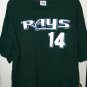 PRE OWNED TAMPA BAY RAYS MANAGER LOU PINIELLA #14 T-SHIRT-BASEBALL/MLB-2XL/XXL