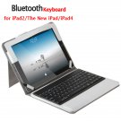 Silver White Color Wireless Bluetooth V3.0 Keyboard Case for iPads
