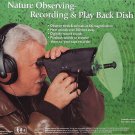 Versatile 8x Optics Listening and Recording Device+ Headphones for Bird Studying