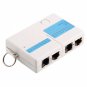 RJ45 RJ11 Network USB LAN Cable Tester White