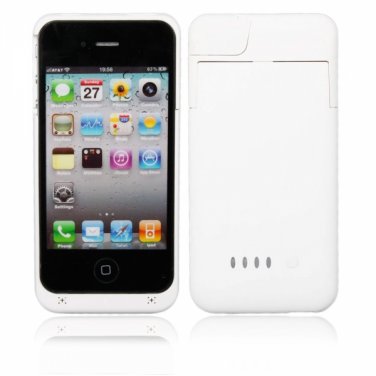 1900mAh Rechargeable External Battery Case for iPhone 4/4S