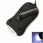 Solar Powered Hand Crank 3 Mode Flashlight Torch