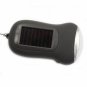 Solar Powered Hand Crank 3 Mode Flashlight Torch