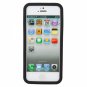 Game Boy Style Protective Silicone Cover Case for iPhone 5 Black