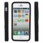 Game Boy Style Protective Silicone Cover Case for iPhone 5 Black