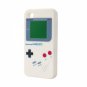 Game Boy Style Soft Silicone Case for iPhone 4 White