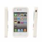 Game Boy Style Soft Silicone Case for iPhone 4 White