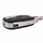 720 x 480 Hi-Res Key Chain Car Remote Pinhole Camera DVR Black