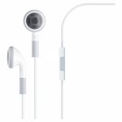 3.5mm Earphone with Volume Control & Microphone for iPod/iPhone/iPad White