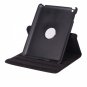 360 Degree Rotating Stand Litchi Leather Case for iPad 2/3/4 Black