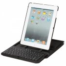 360 Degree Rotatable Case with Bluetooth Keyboard for iPad 2/3/4 Retina Black