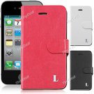 Letter Protective Leather Plastic Hard Cover Case Shell Protector Guard Shield for Apple iPhone 4/4S