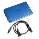 SATA 2.5" HDD Hard Disk External Enclosure Case Cover Shell with USB 2.0 High Speed+ Soft Pouch