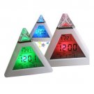 Pyramid Triangle Colorful Mood Alarm Clock