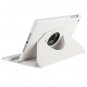 360-degree Rotating Stand White Crocodile Pattern Cover Case for Apple iPad Mini