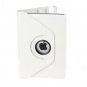 360-degree Rotating Stand White Crocodile Pattern Cover Case for Apple iPad Mini