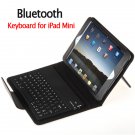 Black Wireless Bluetooth V3.0 Keyboard and Leather Case for iPad Mini